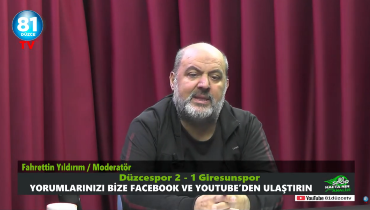 Fahrettin Yıldırım’dan Düzcespor’a Sert Mesajlar: “Düzcespor Kimsenin Arka Bahçesi Değil”